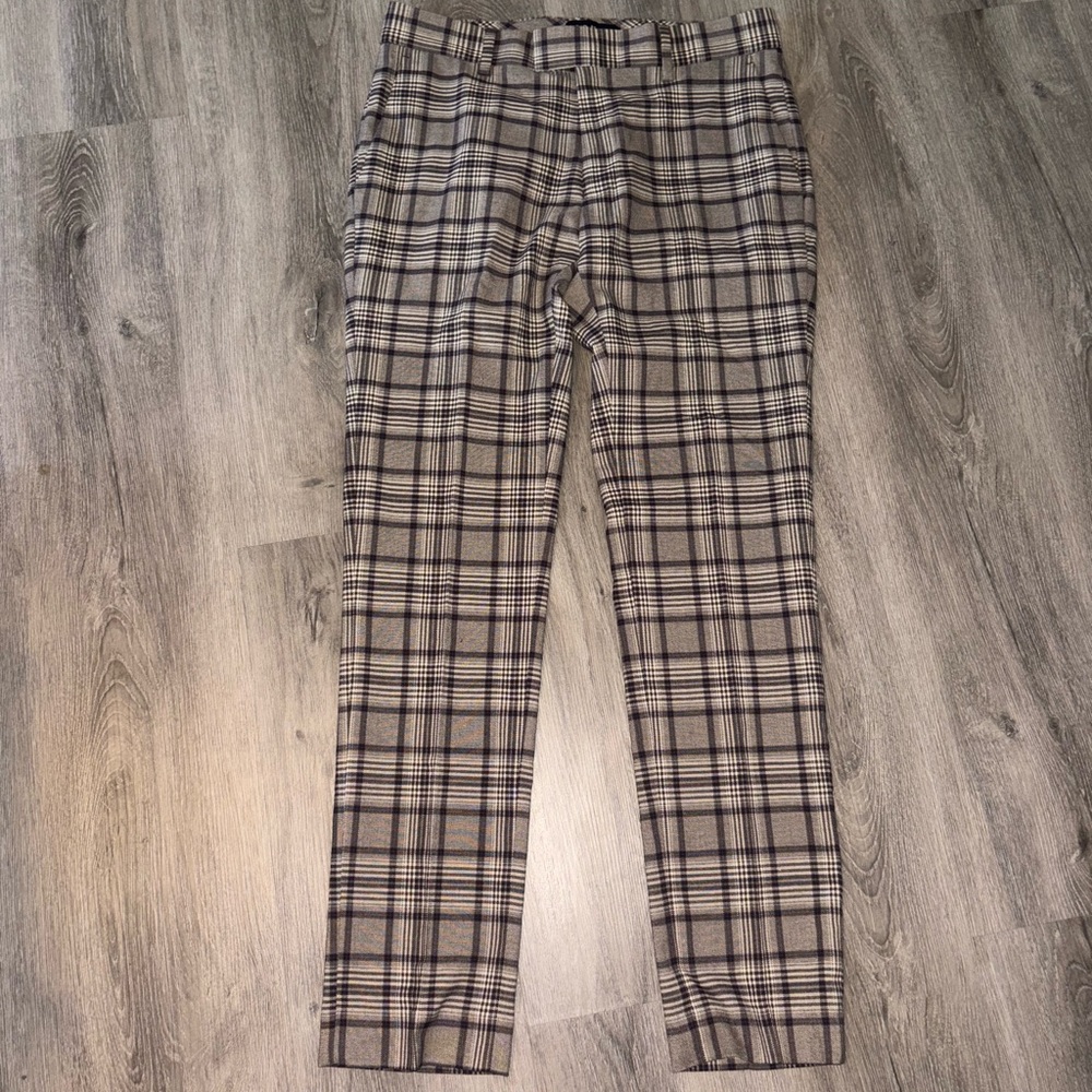 Topman —  Plaid Pants - Brown and Black
